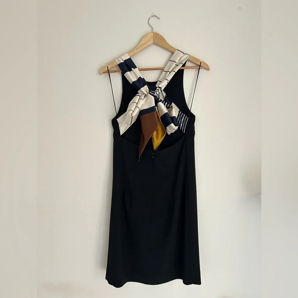 Mango Black Mini Dress | US 4 - Picture 2 of 7